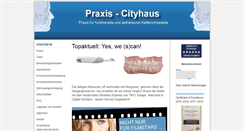 Desktop Screenshot of praxis-cityhaus.ch