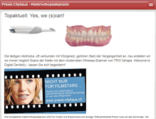 Tablet Screenshot of praxis-cityhaus.ch
